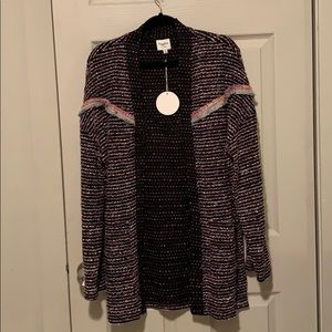 Oversized Colorful Cardigan